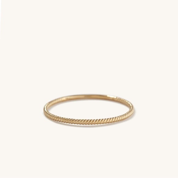 Mejuri Jewelry - Mejuri Twist Ring 14k solid gold